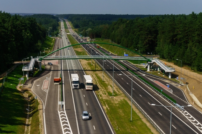 Baigta tvarkyti Žemaitkiemio sankryža magistralėje Vilnius–Panevėžys