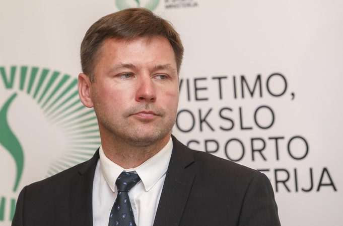 Lietuvos švietimo darbuotojų profesinės sąjungos pirmininkas Andrius Navickas