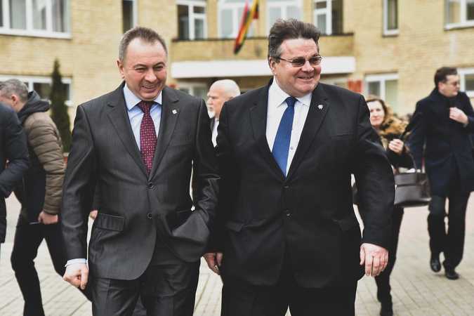 L. Linkevičius atvyko vizito į Baltarusiją