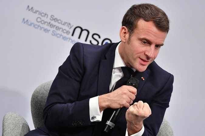 E. Macronas: Rusija toliau bandys destabilizuoti Vakarų demokratijas