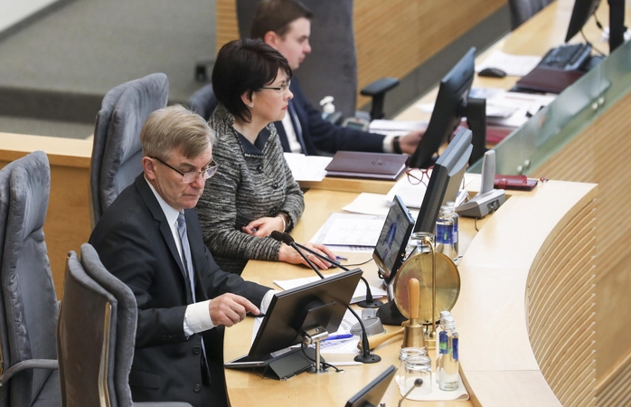 V. Prancietis pasiūlė laisvai pasirinkti, ar dalyvauti Seimo posėdyje