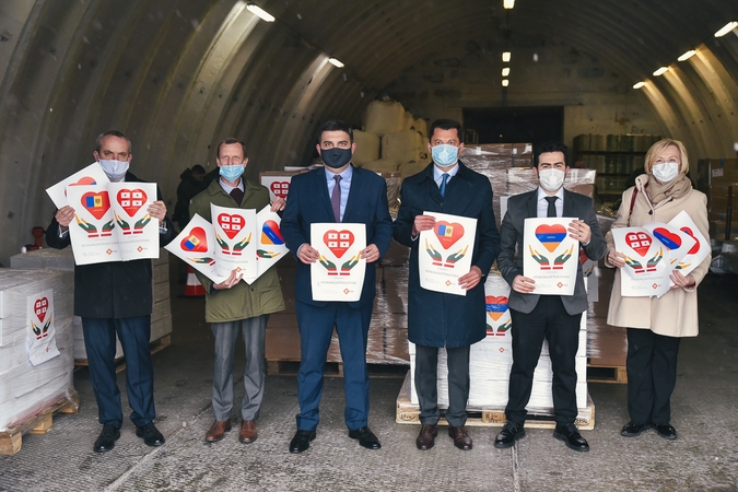 Iš Lietuvos iškeliauja humanitarinė pagalba į Armėniją, Moldovą, Sakartvelą