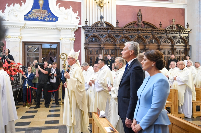 Prezidentas: Bažnyčios vertybės ir principai visada daug reiškė Lietuvai