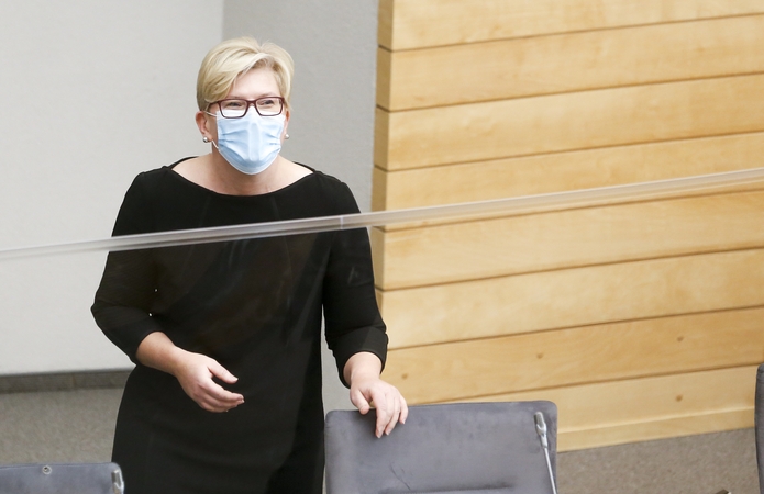 I. Šimonytė sureagavo į kritiką: nenorime didinti teisėkūros malūno tempo