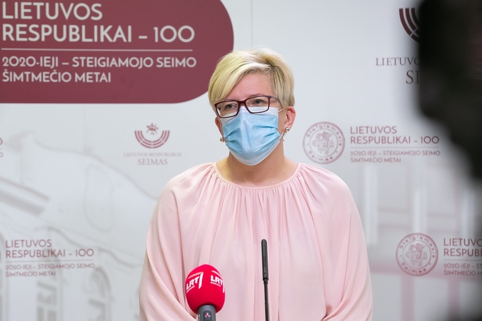 I. Šimonytė: galima tikėtis daugiau lankstumo skiepijant „AstraZeneca“