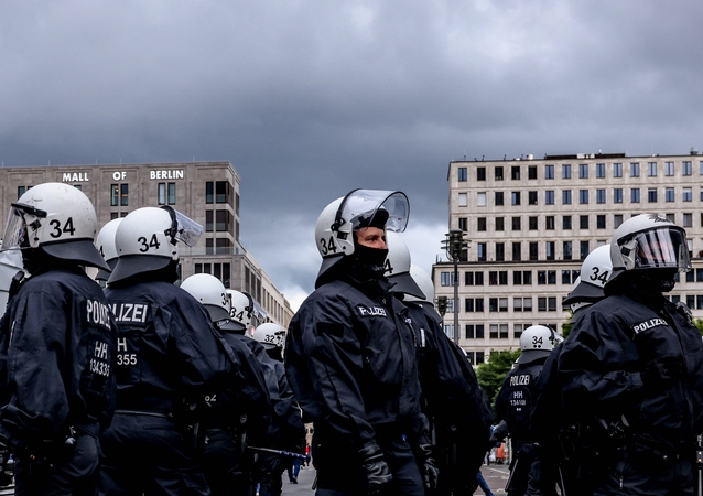 Berlyne prieš planuojamas demonstracijas dislokuota 2,2 tūkst. policininkų