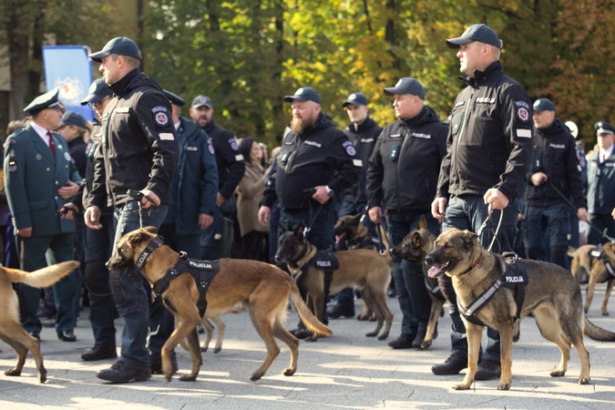 Kaune – didžiulė policijos šventė: pasitiko pramogų gausa