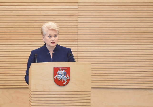 D. Grybauskaitė: Graikija negali tikėtis paramos, jei nesielgs atsakingai