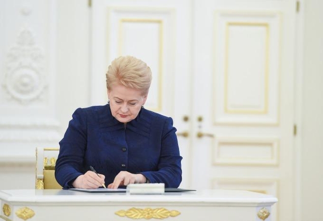 Prezidentė priėmė teisėjų priesaikas