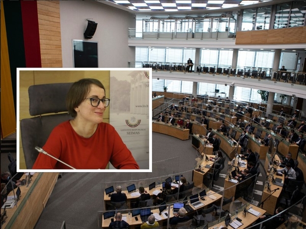 B. Sabatauskaitei Seime skambėjo pastabos ir apie užsienyje sudarytą santuoką su moterimi