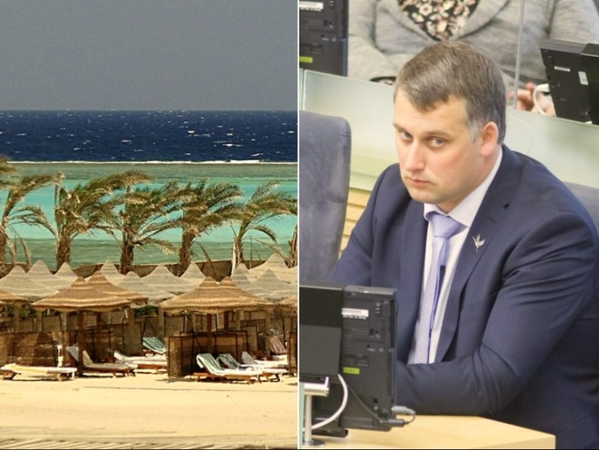 Seimo nario V. Ąžuolo akibrokštas: per Seimo sesiją išskrido pailsėti į Egiptą