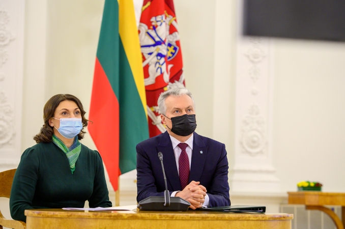 Prezidentas padėkojo už Laisvę žuvusiųjų artimiesiems
