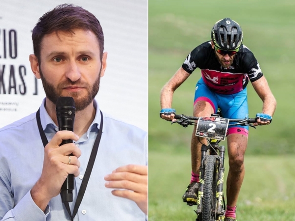 Iš Ispanijos vos grįžęs viceministras dviračiu suko ratus Vilniuje