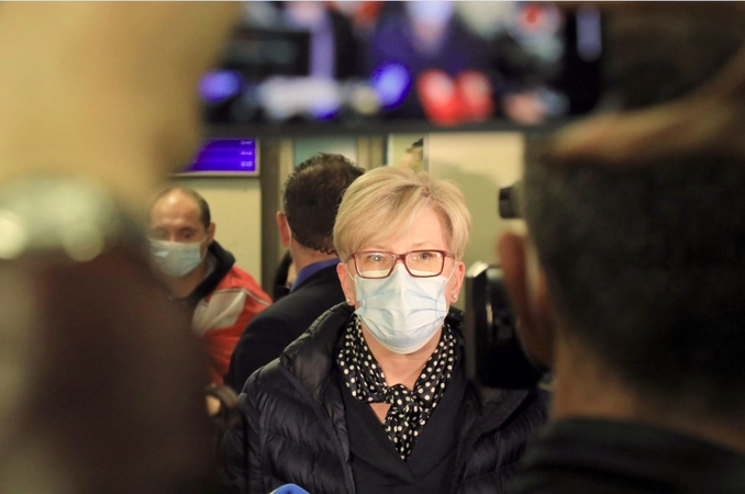 I. Šimonytė: Baltarusijos režimas labiausiai pajustų finansines sankcijas