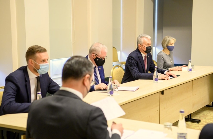 G. Nausėda: Lietuva remia pastangas deeskaluoti situaciją Ukrainos-Rusijos pasienyje