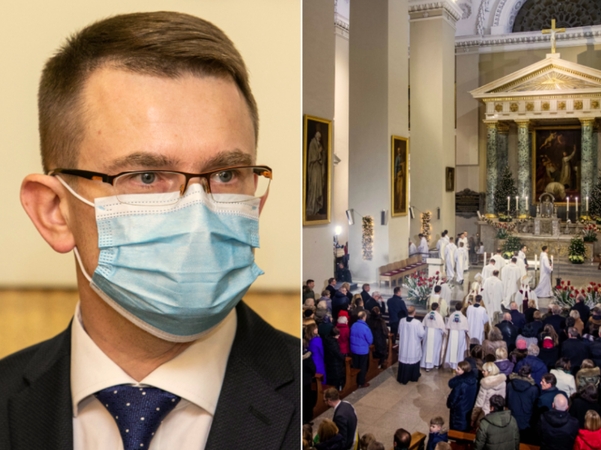 A. Dulkys tikinčiuosius ragina įsivertinti riziką ir būtinybę dalyvauti mišiose