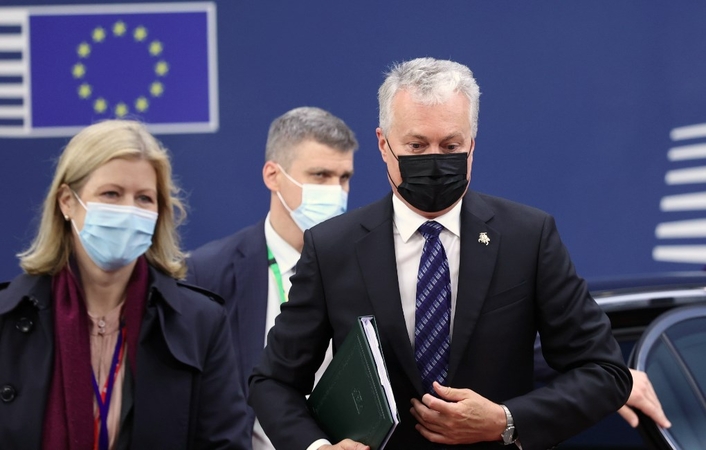G. Nausėda dalyvauja Europos Vadovų Taryboje.