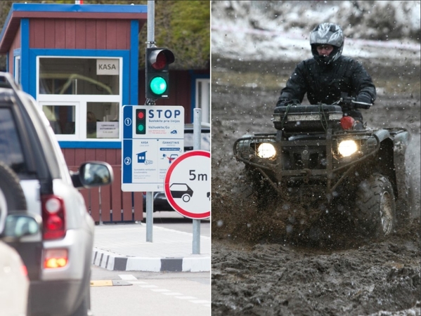 Neringa pradeda rinkti 500 eurų rinkliavą už triračius ir keturračius
