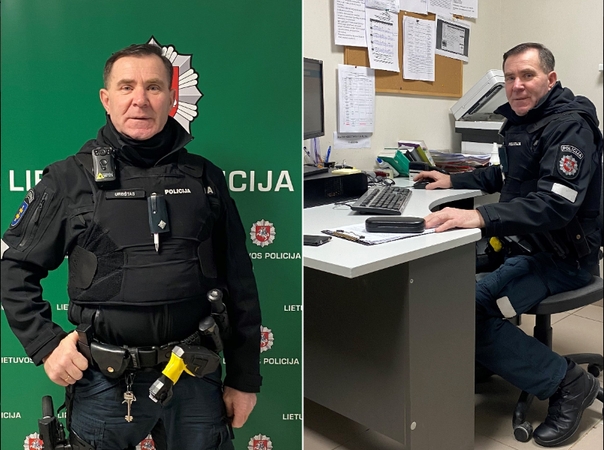 Mokytojas įgyvendino savo svajonę – tapo policijos pareigūnu
