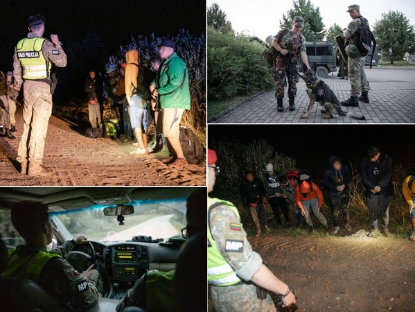 Naktinis patrulis: dar daugiau karių saugo Lietuvos sieną su Baltarusija