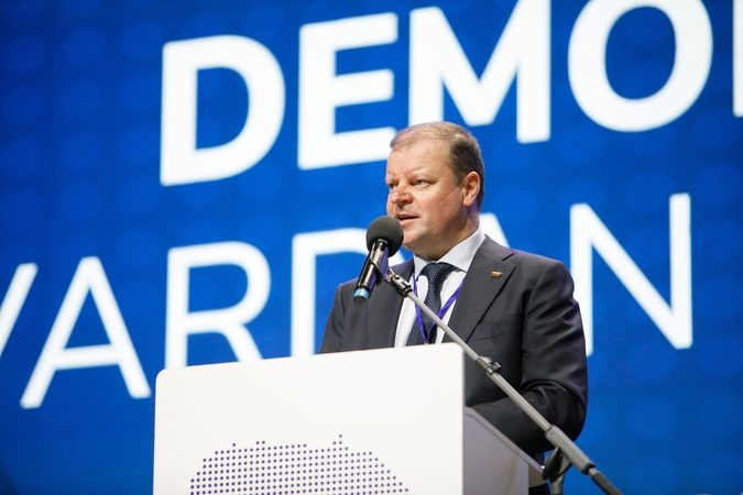Demokratų sąjungos „Vardan Lietuvos“ pirmininkas Saulius Skvernelis