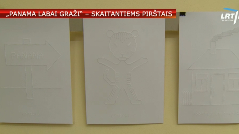 Knygos „Panama labai graži“ iliustracijos – skaitantiems pirštais