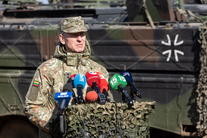 Kariuomenės vadas: Rusijos grėsmė yra nuolatinė, ji buvo, yra ir išlieka