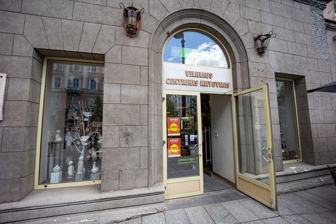 Savivaldybė išnuomoja Vilniaus centrinio knygyno patalpas