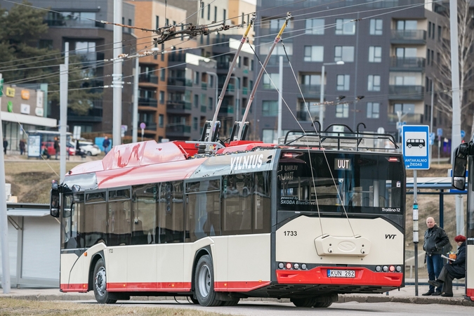 Vilniuje laikinai keisis 6-ojo troleibusų maršruto trasa