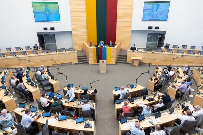 Disproporcija: apie 90 proc. parlamentarų yra iš aukštesnės tarnybinės klasės, o aukštesnio lygio vadovai ir administratoriai sudaro du trečdalius Seimo narių. 