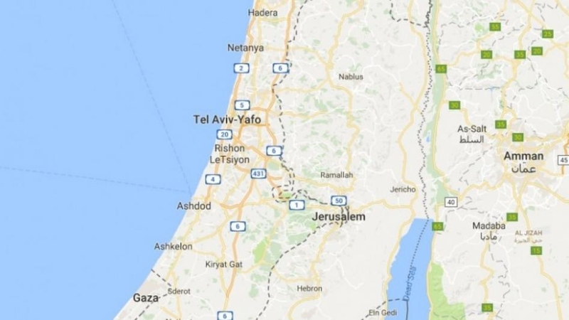 „Google Maps“ politika: Palestinos pavadinimo žemėlapiuose nėra