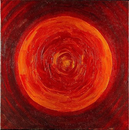 Blood-Love. 100 x 1000 cm, oil, canvas. 2013