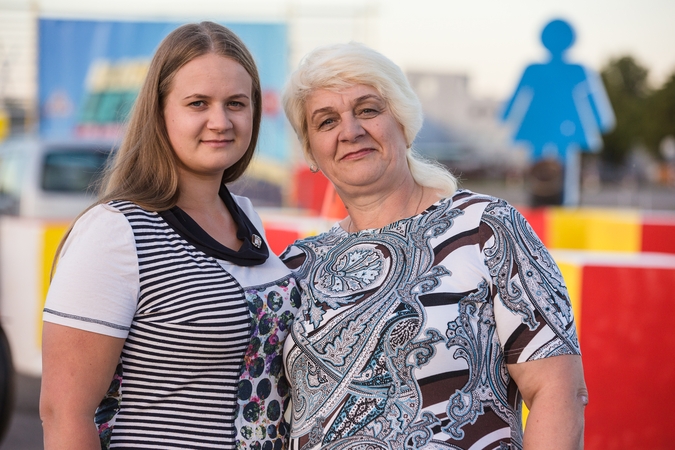 Birutė su dukra