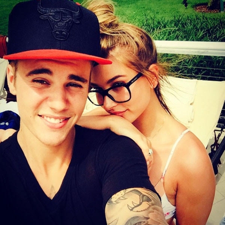  J. Bieberį ir H. Baldwin sieja... tik meilė
