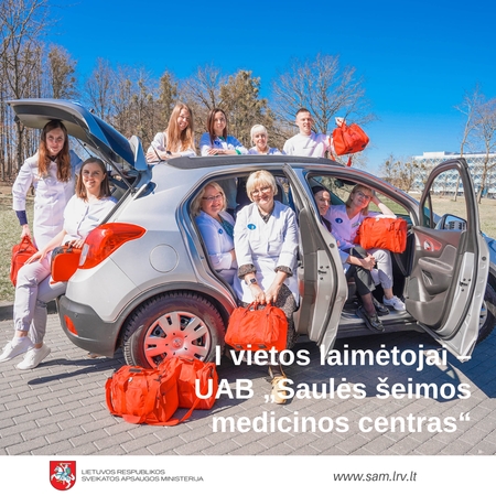 „Saulės šeimos medicinos centro“ komanda