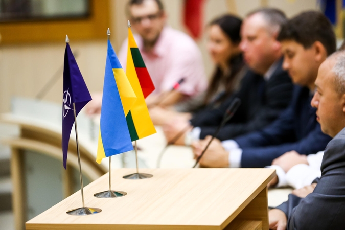 Lietuvoje viešintys ukrainiečiai norėtų konkretesnės paramos savo šaliai