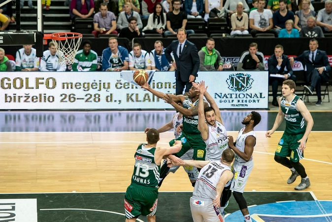 LKL finalo serija prasidėjo sunkia "Žalgirio" pergale