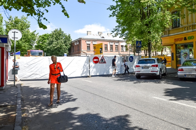 Uždaroma A. Mickevičiaus gatvės atkarpa ties Laisvės alėja