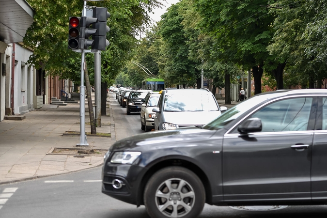 Dėl rekonstrukcijos – spūstys gatvėse