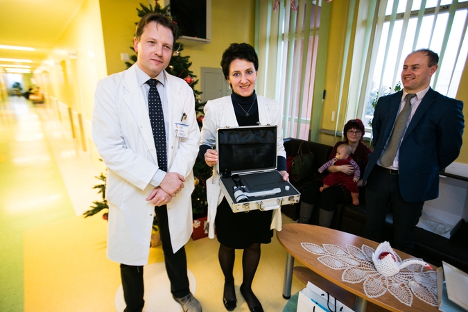 Kauno klinikos sulaukė vertingos dovanos, kuri palengvins vaikų kančias
