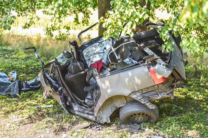 Tragedija ties posūkiu į namus 