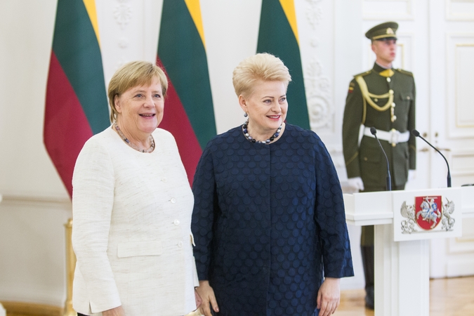 A. Merkel ir D. Grybauskaitė