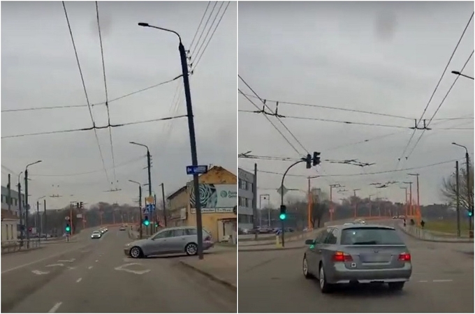Vilijampolėje – drąsūs pradedančiojo BMW vairuotojo manevrai: pasijuto, kad yra nemirtingas