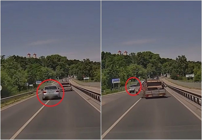 Po BMW manevro – susipliekė, kuris kaltas: priekyje važiuojantis irgi „geras“!