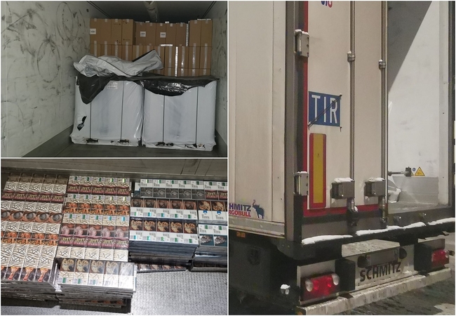 Šalčininkuose muitininkai sulaikė 1,5 mln. eurų vertės cigarečių kontrabandą