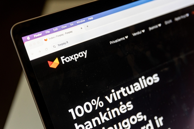 Teismas: „Foxpay“ turi sumokėti 12,6 tūkst. eurų baudą Registrų centrui