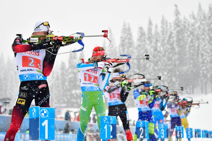 Slovėnijoje: pasaulio biatlono čempionate dalyvauja šeši Lietuvos sportininkai.