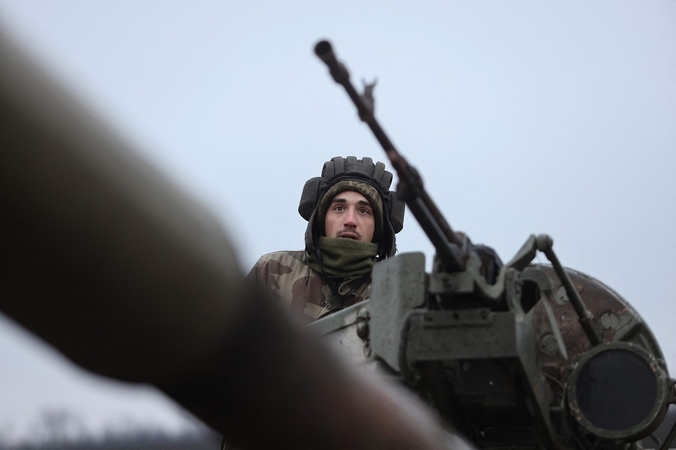 Rusijos kariuomenė teigia užėmusi du Rytų Ukrainos kaimus netoli Bachmuto