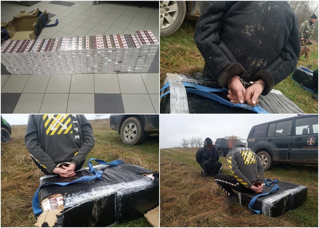 Sučiupti du cigarečių kontrabandą į Lietuvą nuomotu automobiliu gabenę vyrai