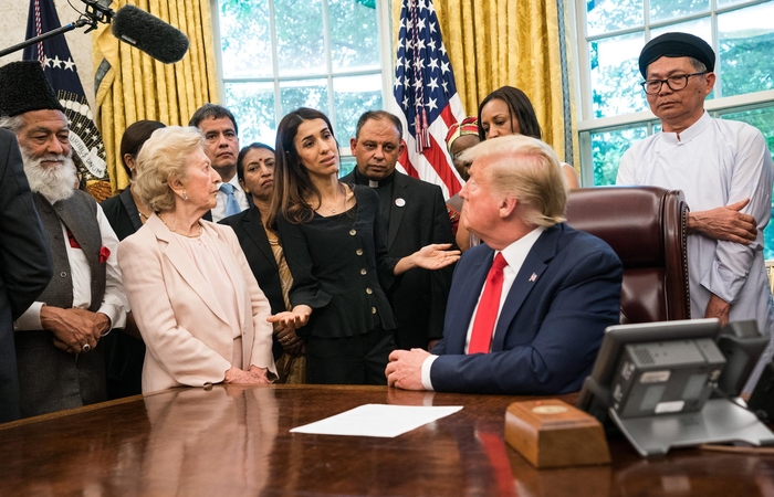 D. Trumpas pažėrė kritikos Nobelio taikos premijos laureatei